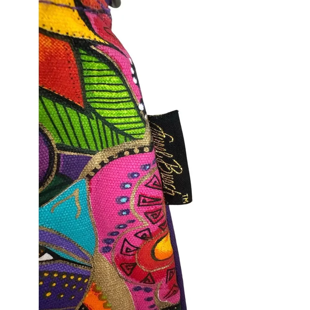 Laurel Burch Crossbody Colorful Cat Carlotta's Garden Crossbody bag